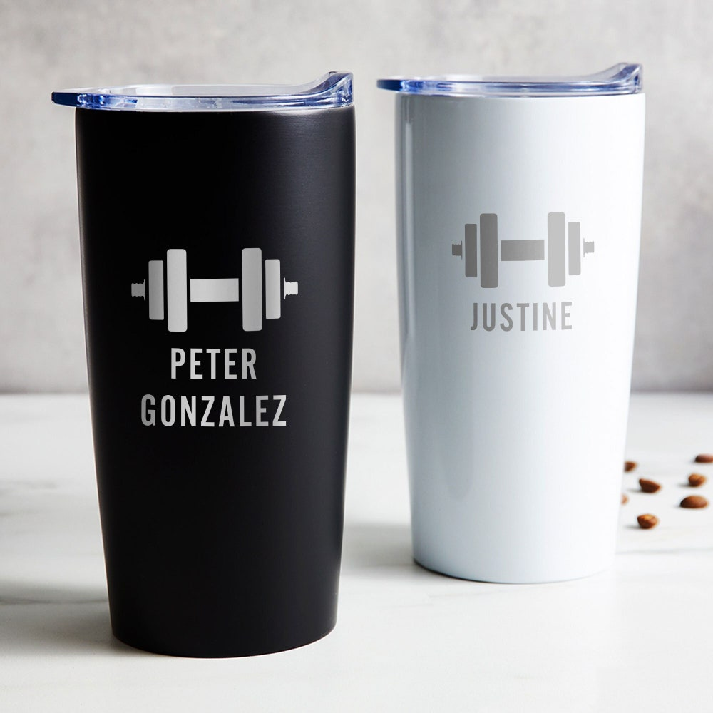 Personalized Weightlifting Tumbler